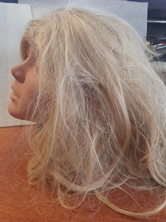 NEW! Women Long 30 inch Curly Wigs Light Blonde main image 5